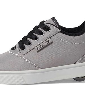 Heelys Pro Grey Canvas Skate Sneaker sz Youth 5 NIB
